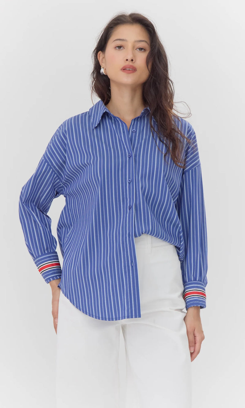 Hattie Poplin Button Up