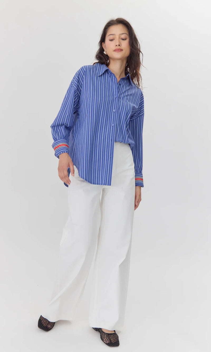 Hattie Poplin Button Up