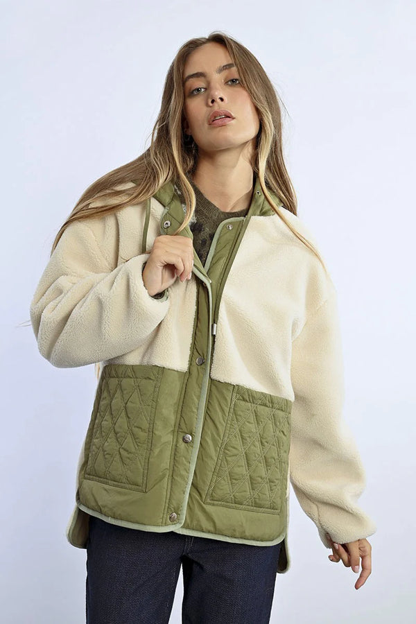 FAUX SHEEP PARKA