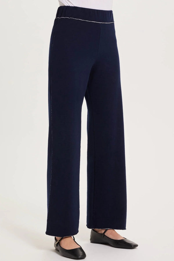 Double Faced Flare Pants