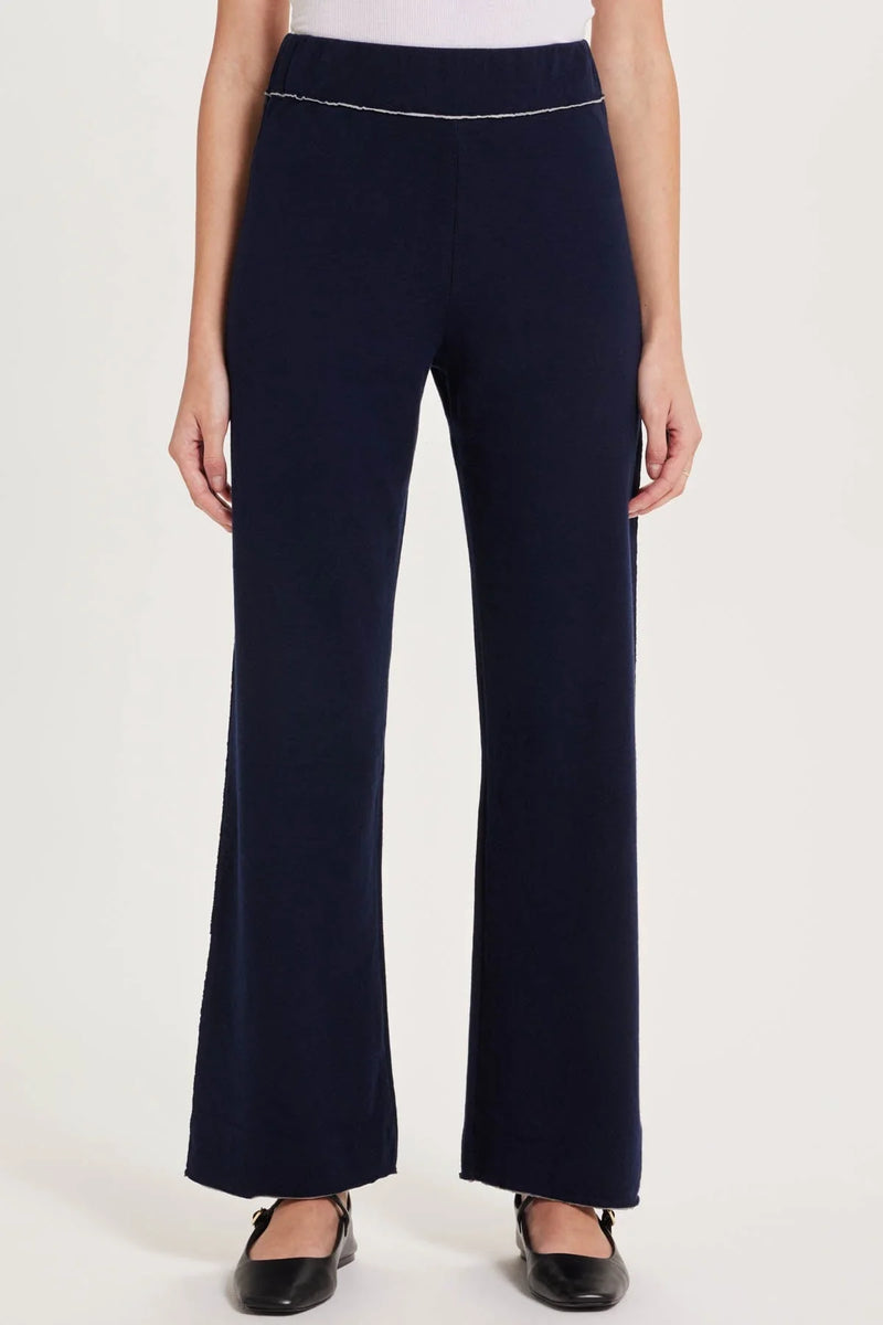 Double Faced Flare Pants