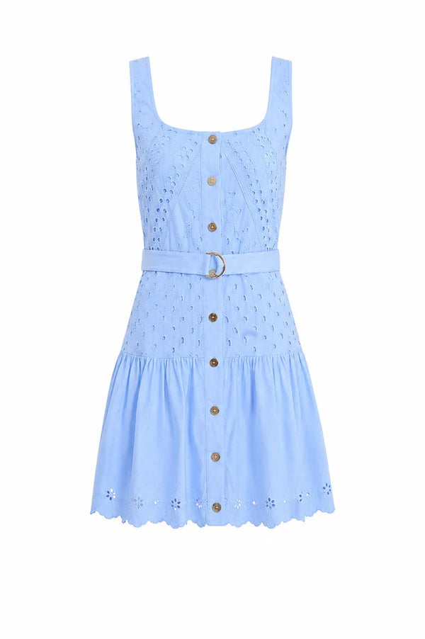 Penelope Embroidered Mini Dress – Style Collectif