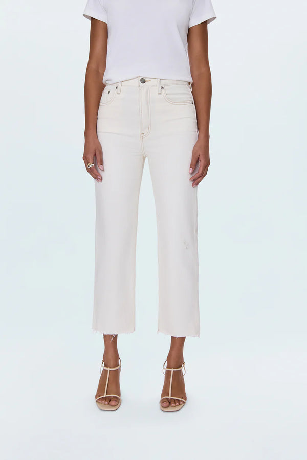 Cassie Crop Super High Rise Straight