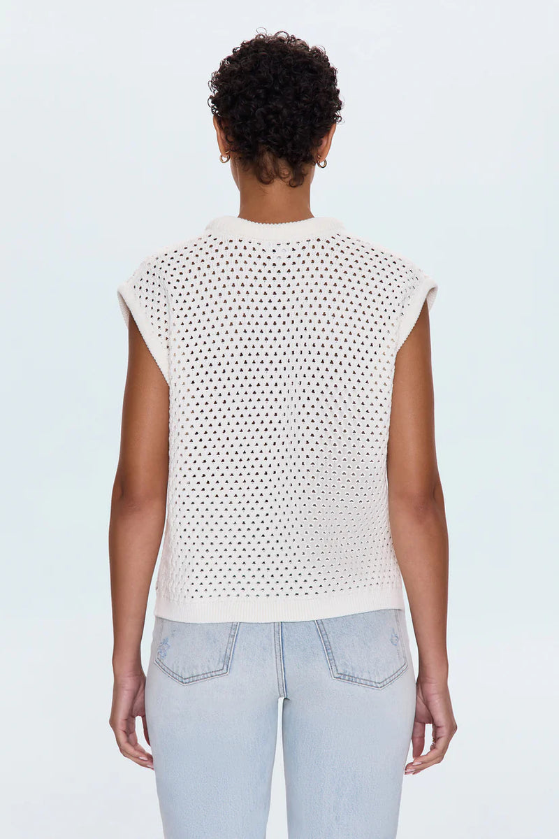 Beck Open Knit Cropped Sweater
