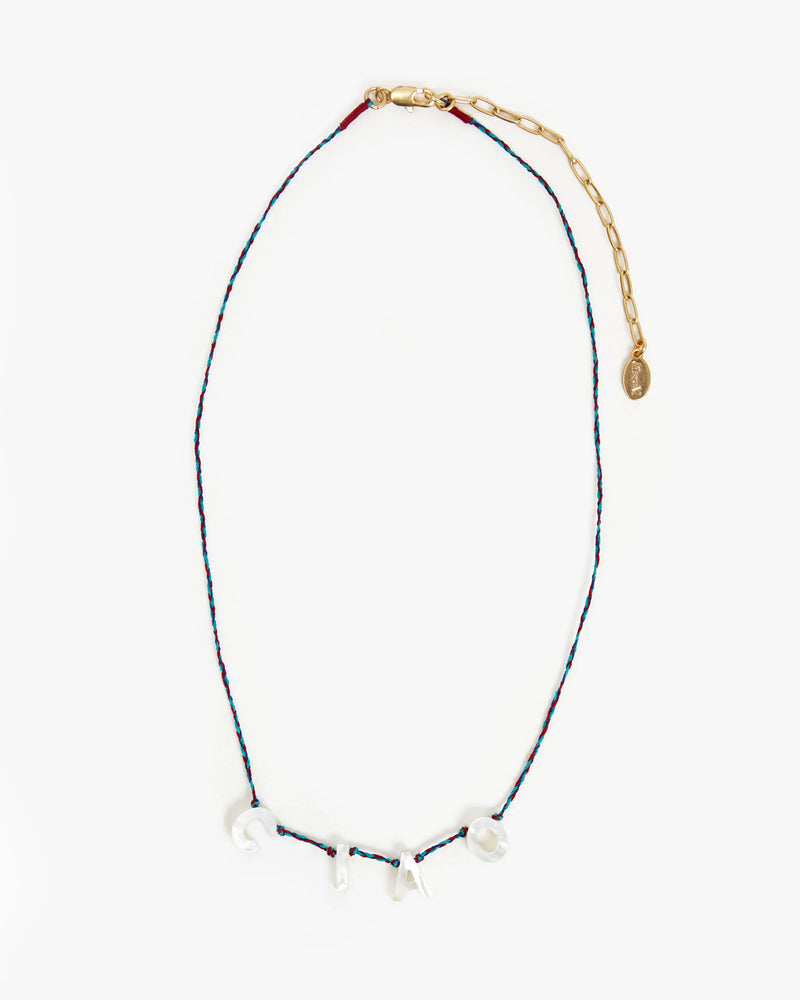 Ciao Pearl Necklace- 16" inch cream multi
