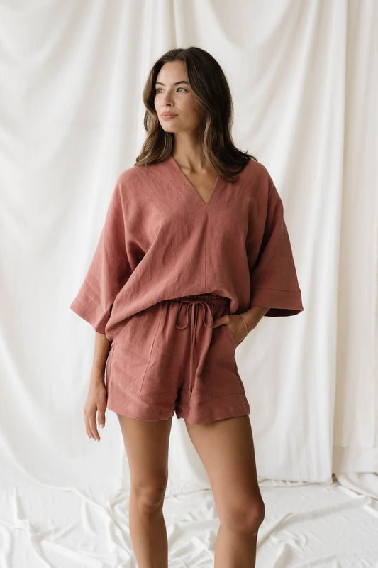 Linen Drawstring Short - Style Collectif