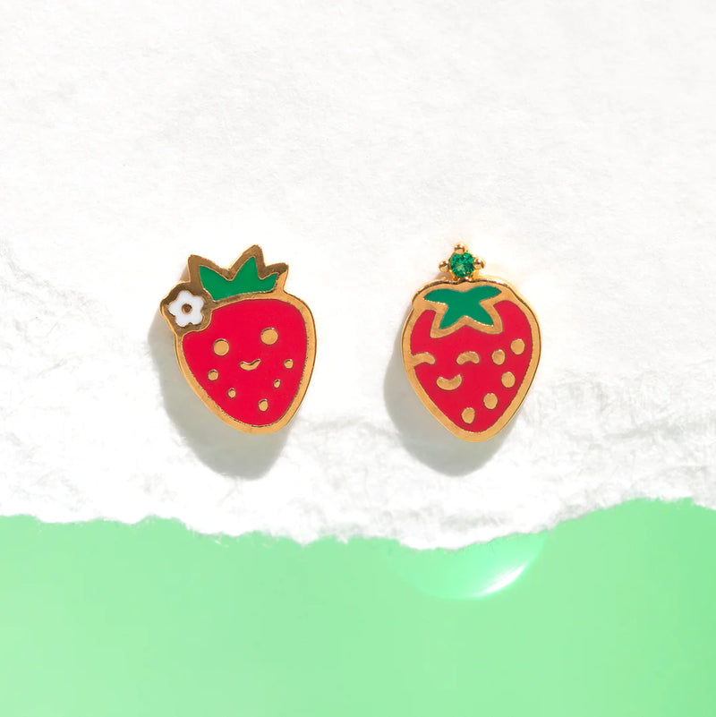 Strawberry Fields Studs