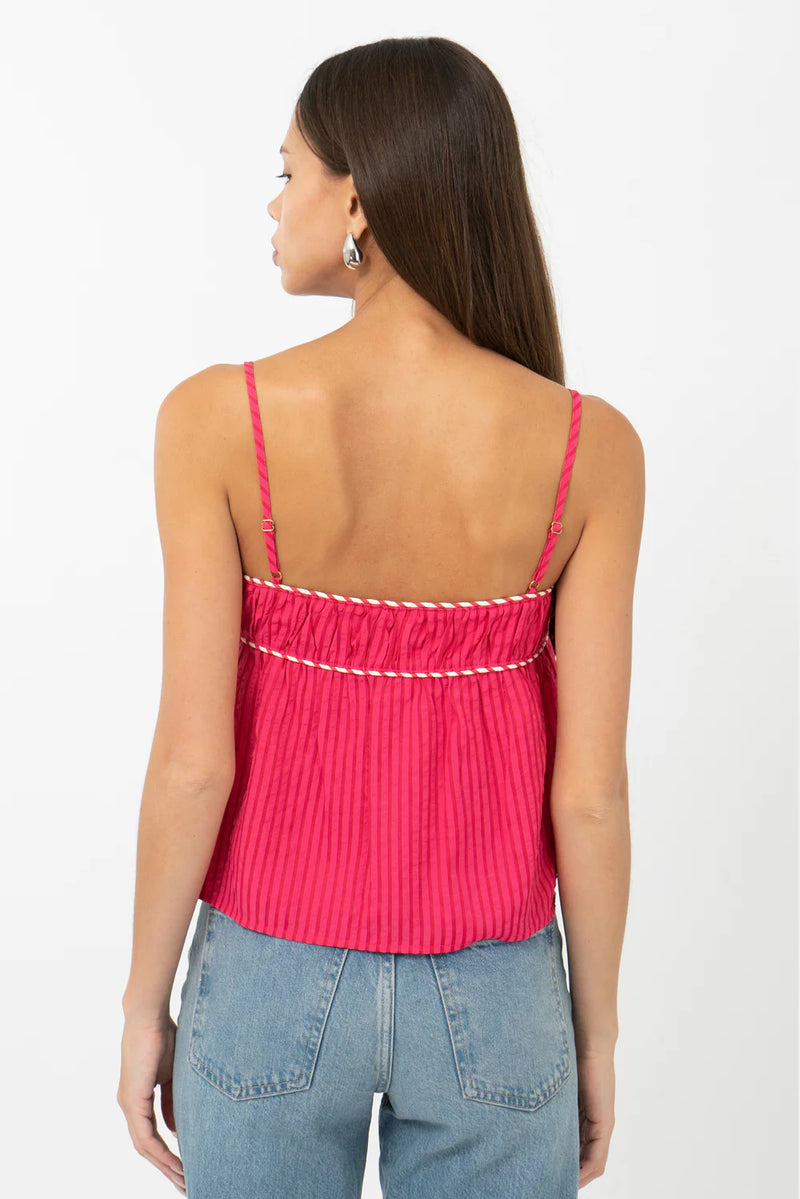 Nathalia Striped Swing Tank