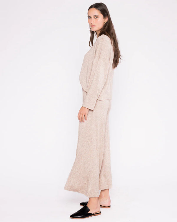Boatneck Sweater in Oatmeal