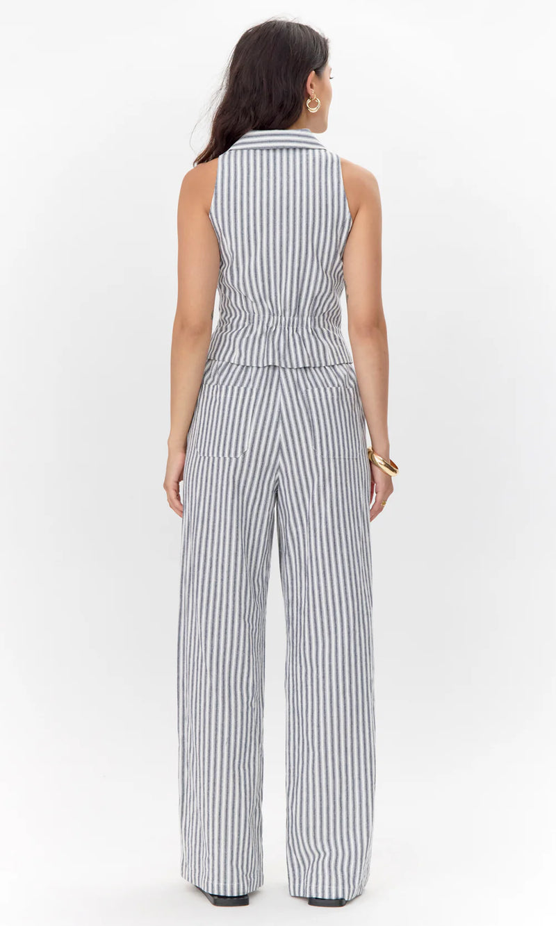 Hellen Stripe Pull Up Pant