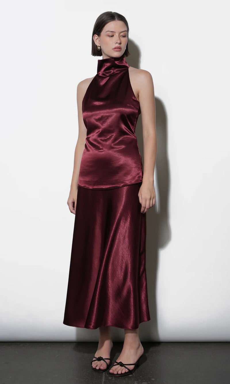 Paige Midi Slip skirt