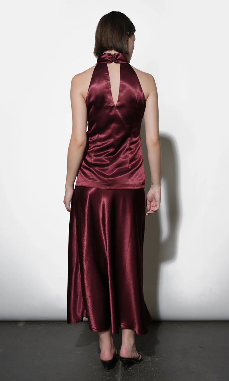 Paige Midi Slip skirt