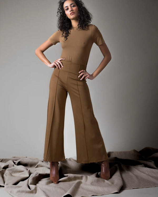 Camel Fitted Shirt