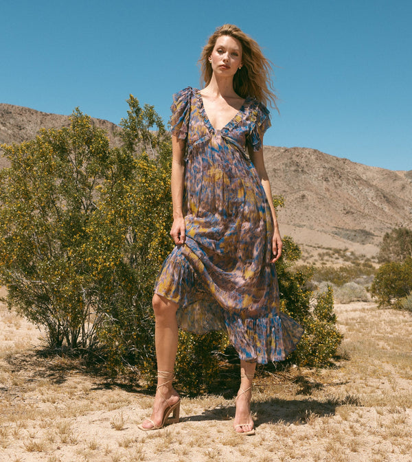 helene maxi dress Cleobella Helene Ankle Dress M / AZUCAR PRINT