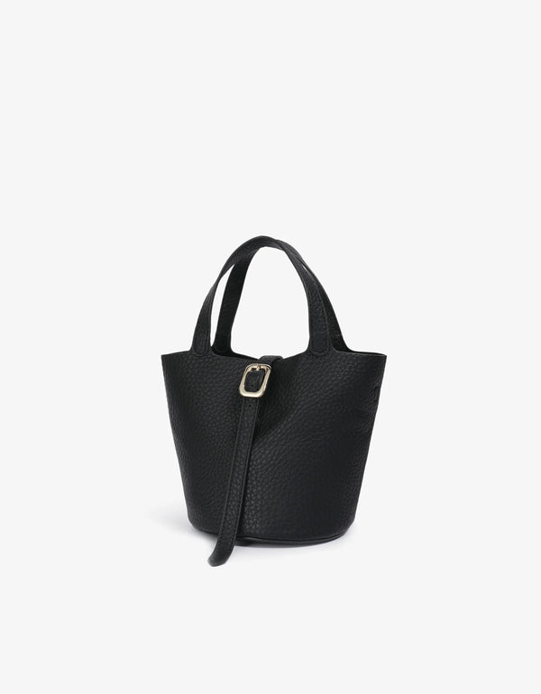 Joya Bucket Bag in Mini Black