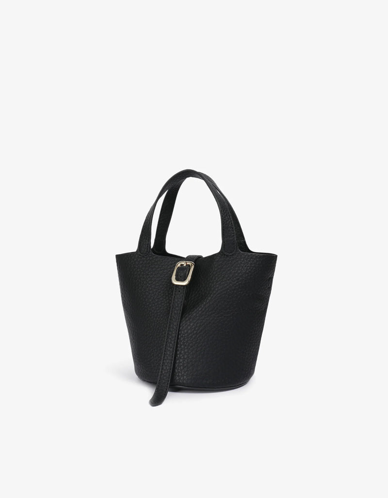 Joya Bucket Bag in Mini Black