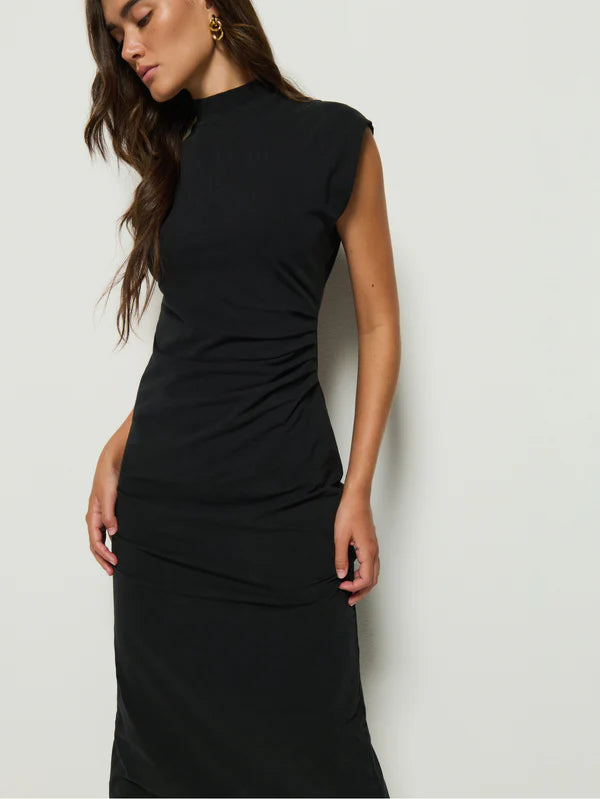 Marceline Dress in Jet Black