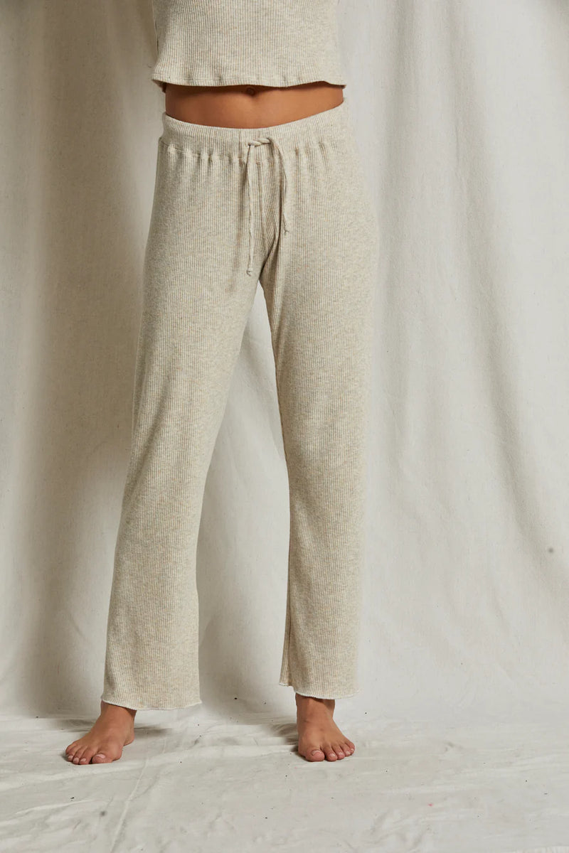 Leann Jogger In Heather Oatmeal