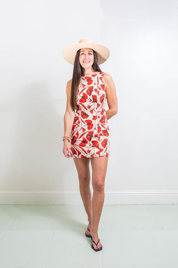 Sonny Hat in Beige and Brown