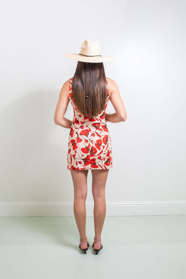 Sonny Hat in Beige and Brown