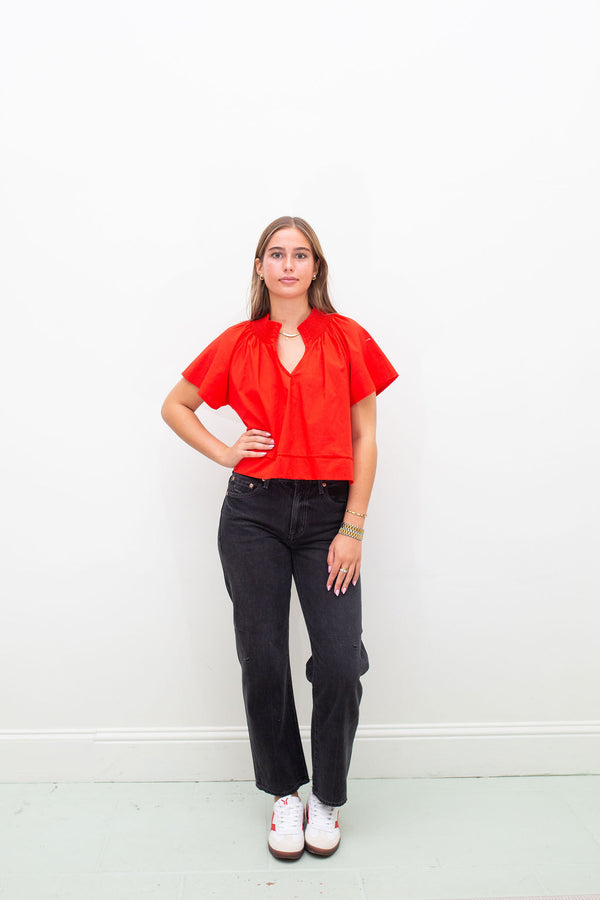 Natalie Blouse in Red