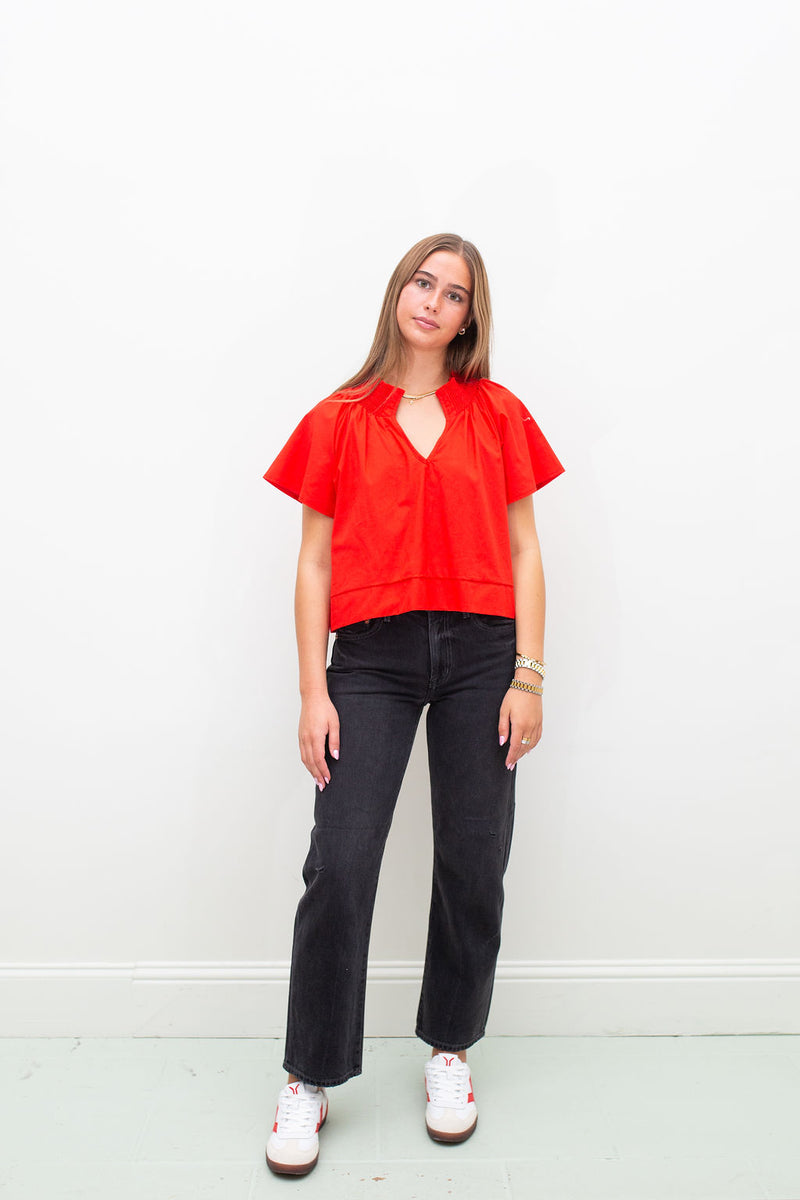 Natalie Blouse in Red