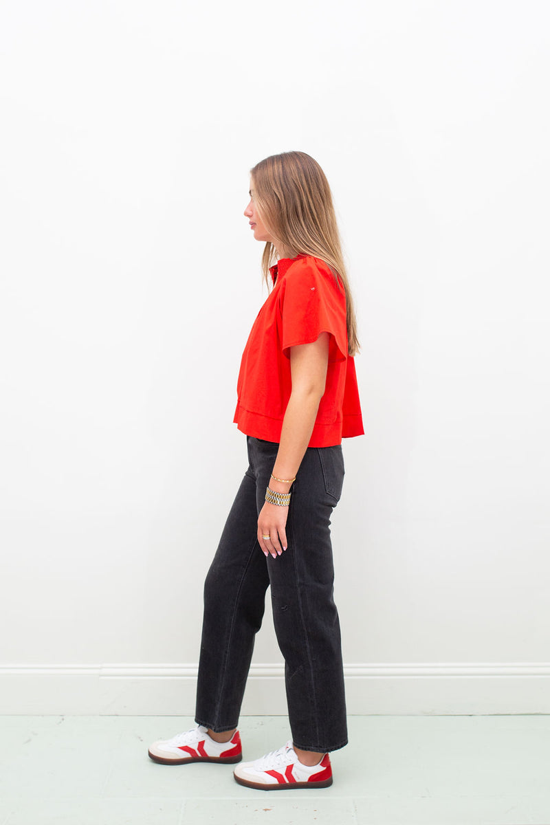 Natalie Blouse in Red