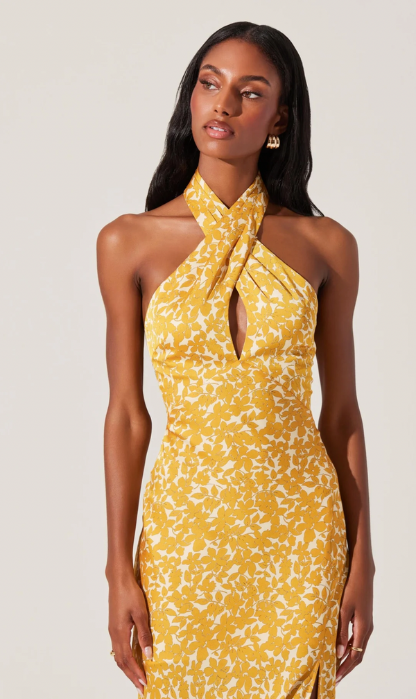 Marissa Marigold Floral Dress