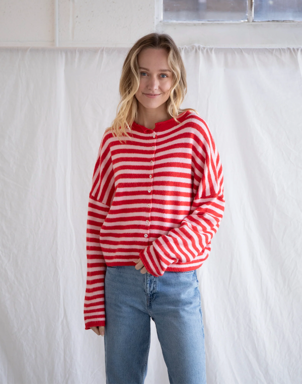 Striped Piper Cardigan