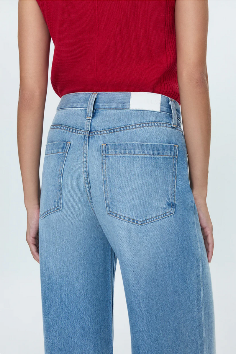 Jadyn Low Slung Palazzo Jean - Major