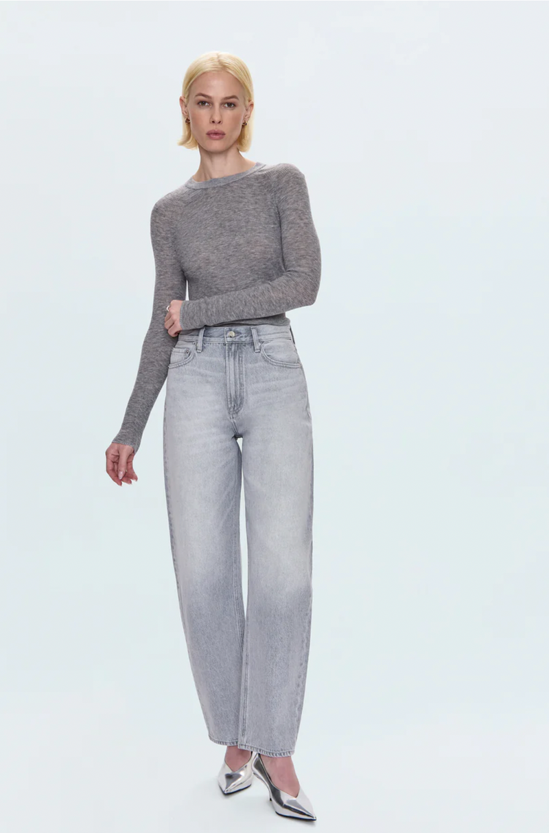 WES ENIGMA- High Rise Barrel Jean