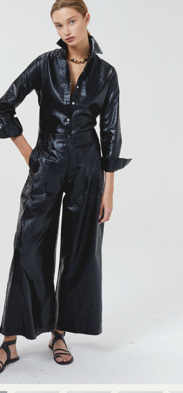 Culotte Metallic Linen pants