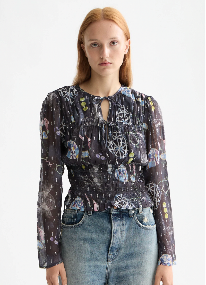 Smocked Waist Top