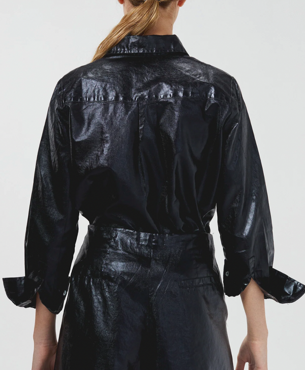 San Marino Metallic Linen Shirt