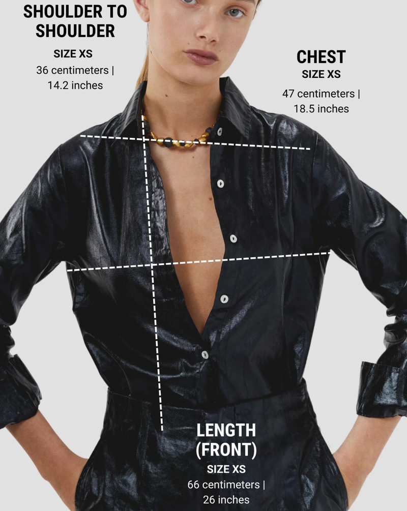 San Marino Metallic Linen Shirt