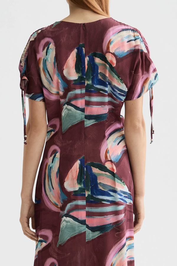 Drawstring Maxi Dress