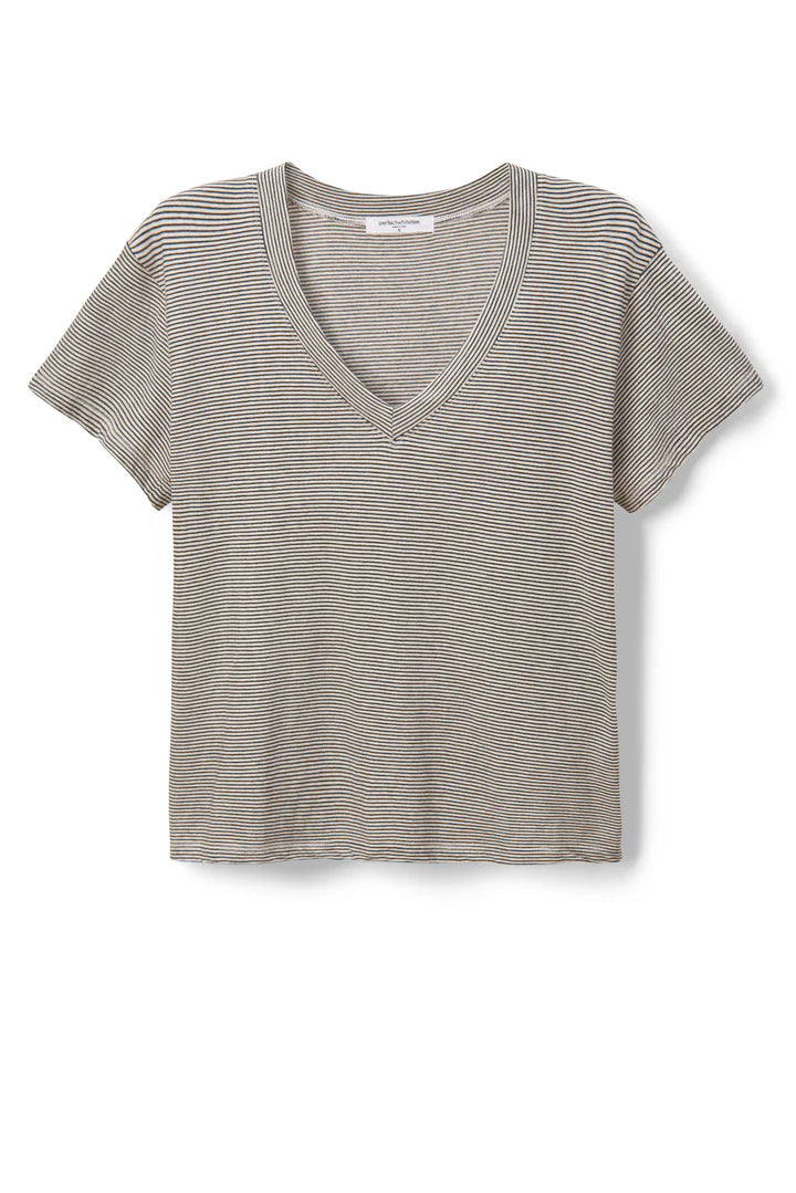 Hendrix Stripe Boxy Tee