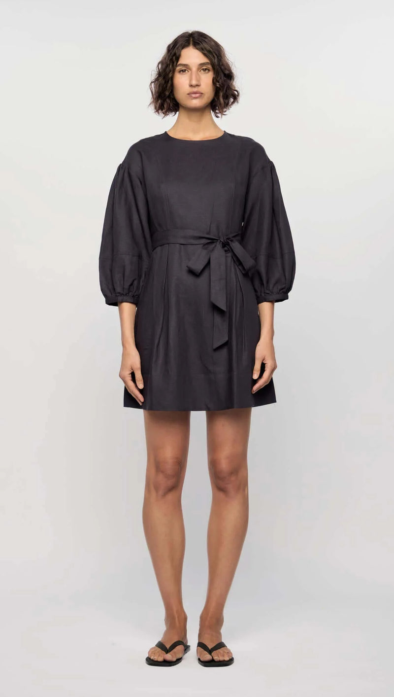 Rhea Mini Dress in Navy
