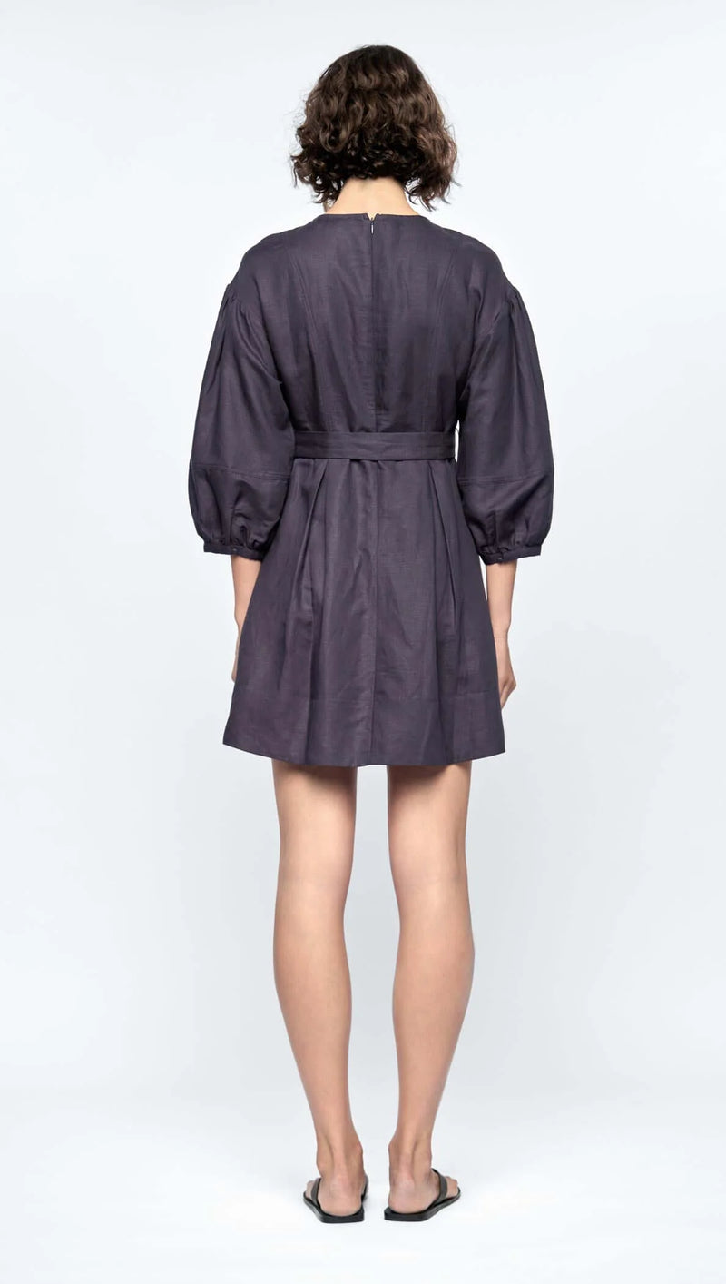Rhea Mini Dress in Navy