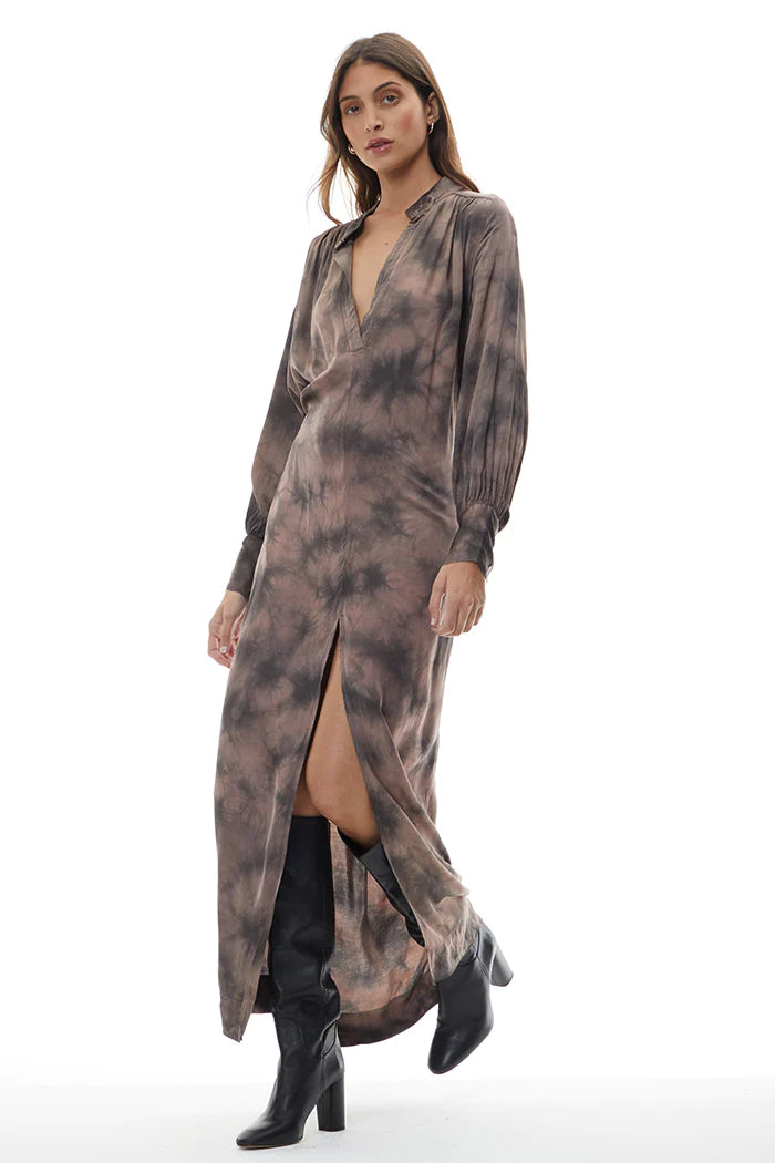 Una Dress in Gunmetal Seattle