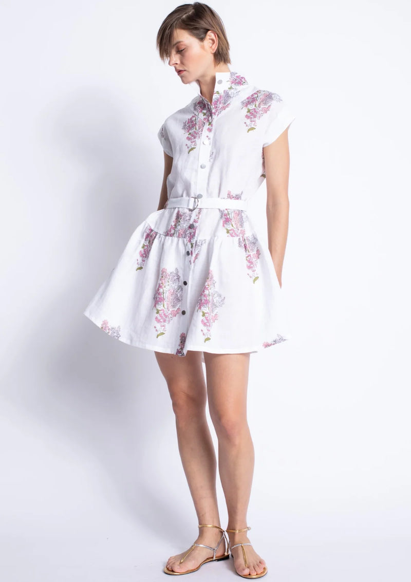 Zelle Print Midi Dress