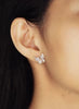 CZ Encrusted Butterfly Studs