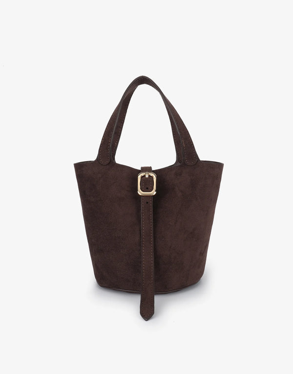 Joya Bucket Mini Bag in Suede
