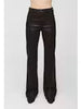 Evie High Rise Slim Boot in Coated Mocha