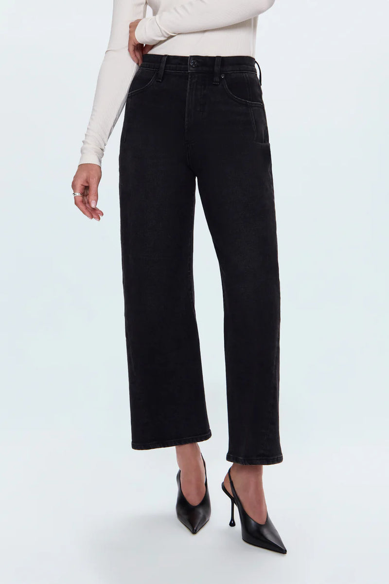 Kyra High Rise Bowed Ankle Jean