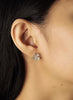 CZ Encrusted Flower Studs