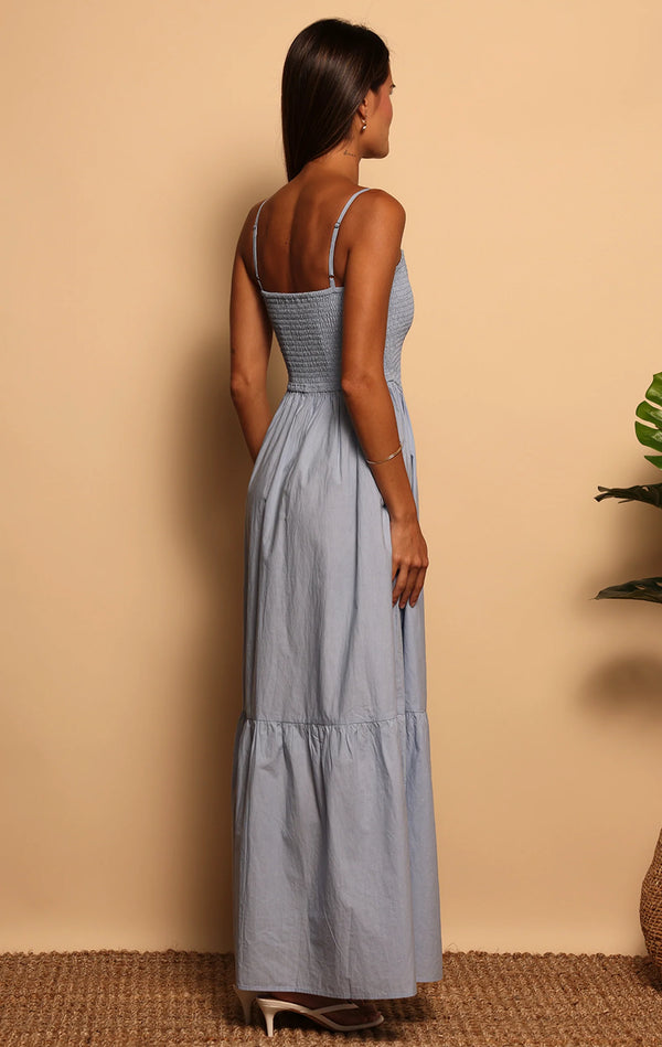 Sabina Smocked Maxi Dress