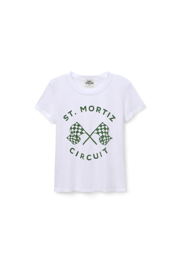 St Mortiz Crewneck T-shirt