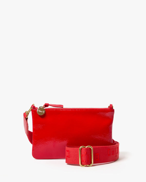 Adjustable Crossbody Strap in Super Red