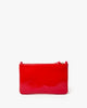 Super Red Patent Clutch Wallet
